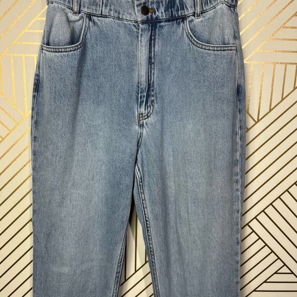 & Other Stories Paper Bag High-Waisted Jeans in Blue Denim Size US 30 - Picture 5 of 12